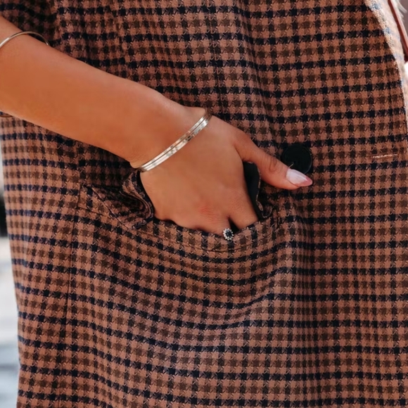 Houndstooth Pocket Blazer - Picture 9 of 10